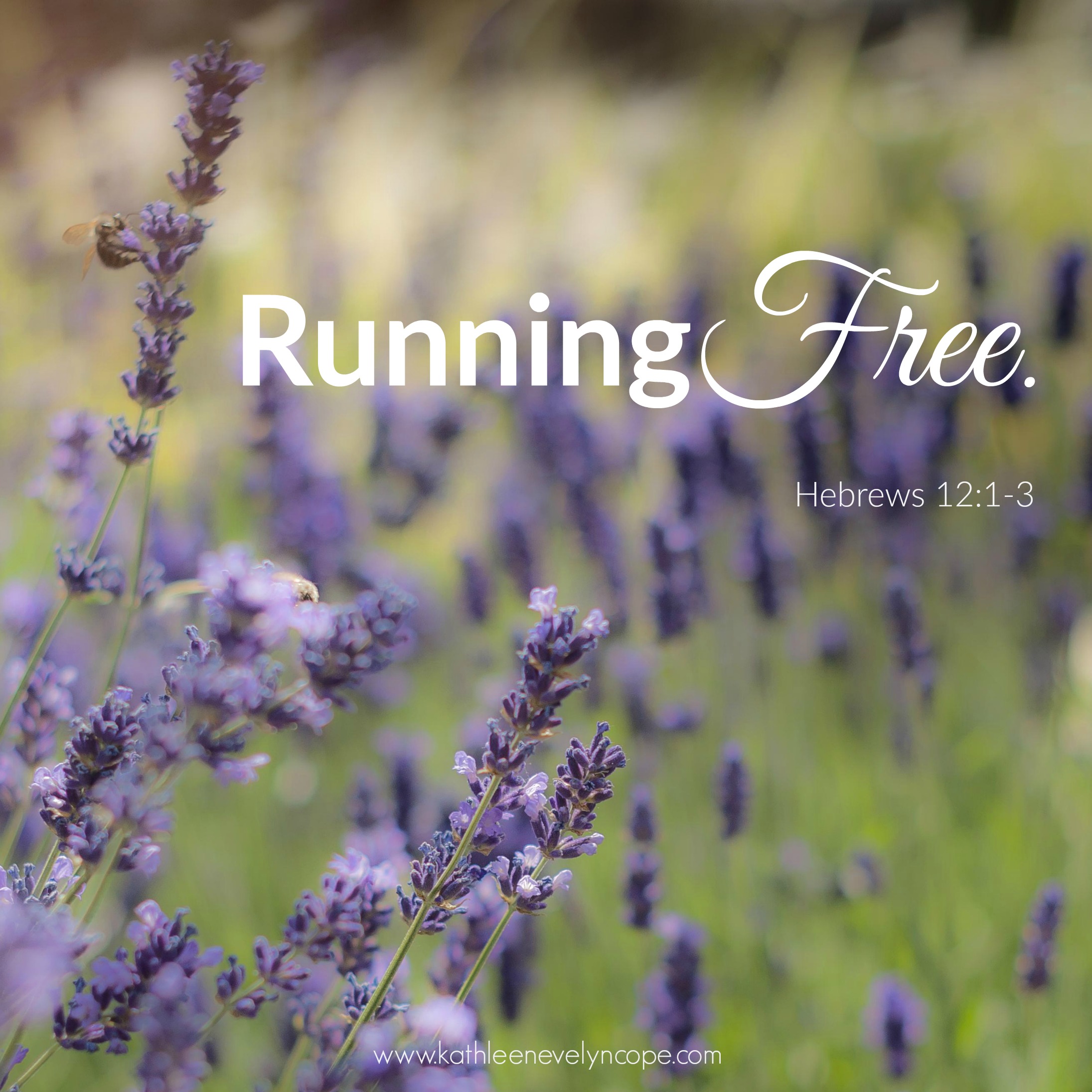 Running Free. Heb 12:1-3